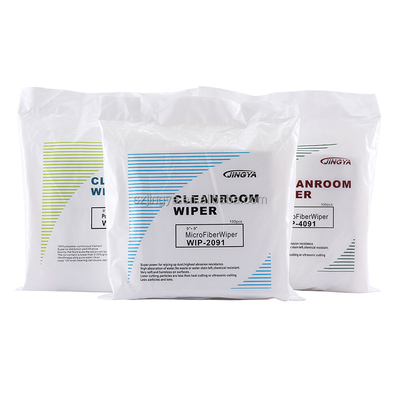 Electronic Production Workshop Laser Cut Industrial Non Woven Microfiber Cleanroom Wipes